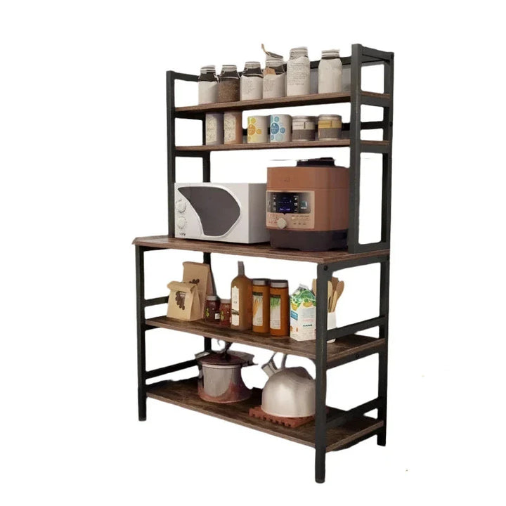 5 - Tier Industrial Kitchen Bakers Rack - Rain Bown Home