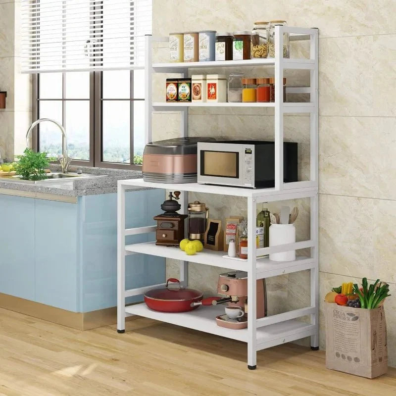 5 - Tier Industrial Kitchen Bakers Rack - Rain Bown Home