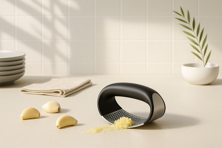 Stainless Steel Garlic Press