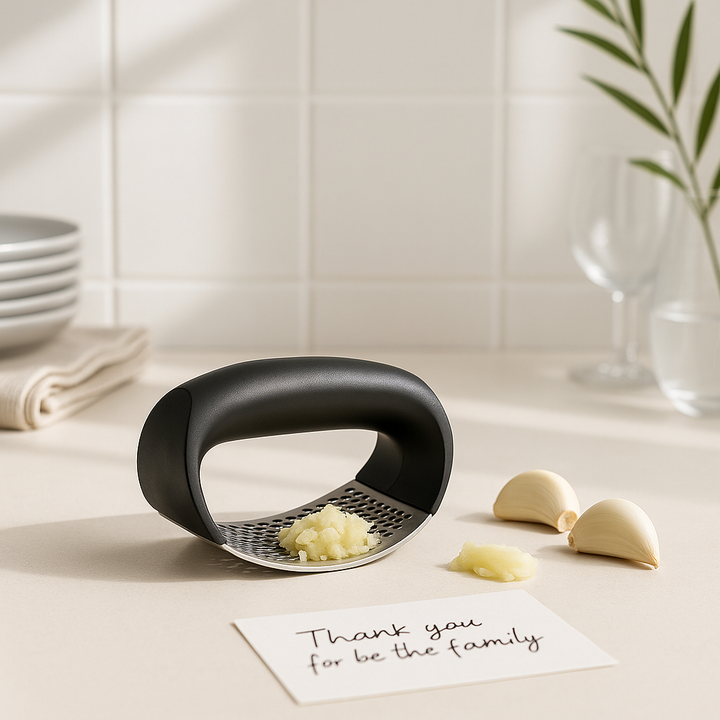 Stainless Steel Garlic Press