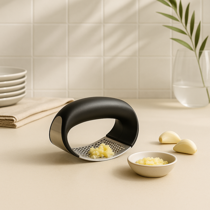 Stainless Steel Garlic Press