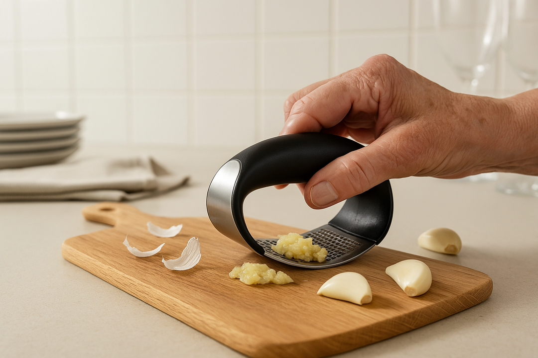 Stainless Steel Garlic Press