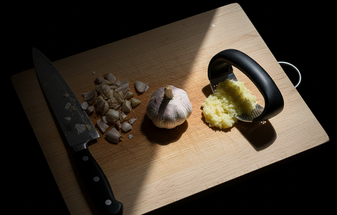Stainless Steel Garlic Press