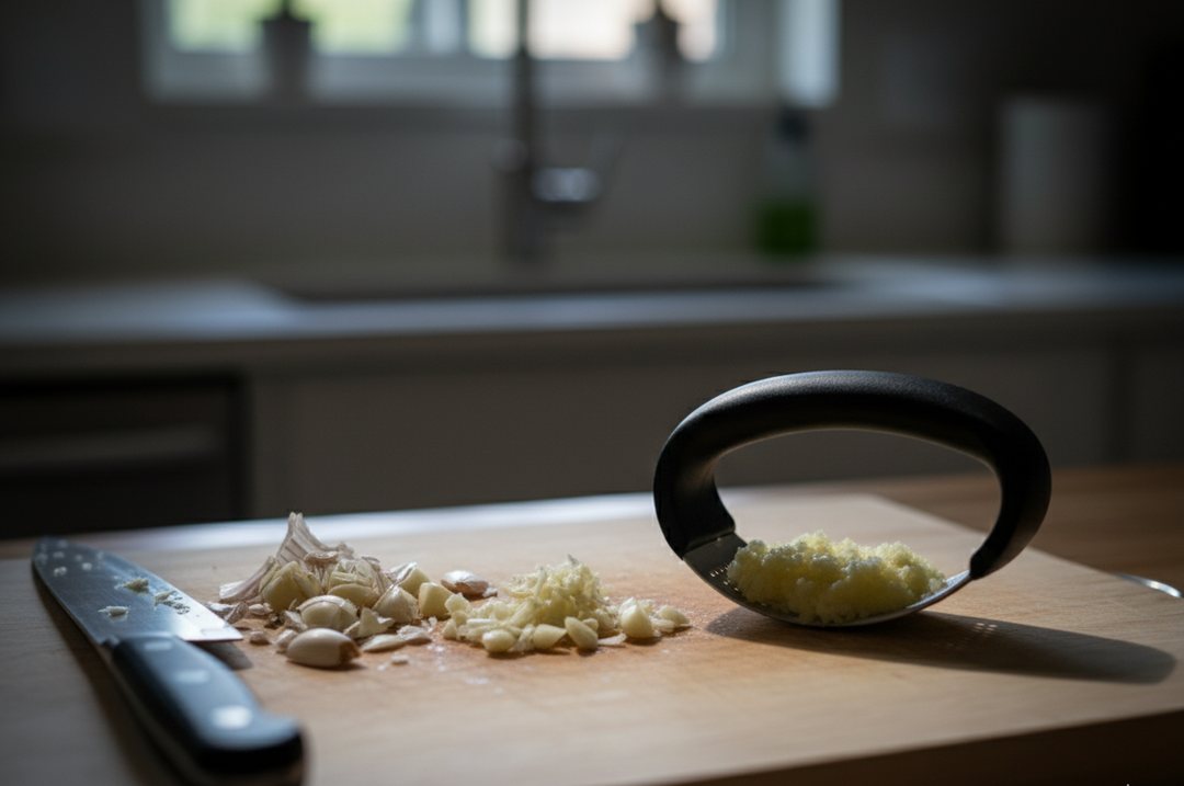 Stainless Steel Garlic Press