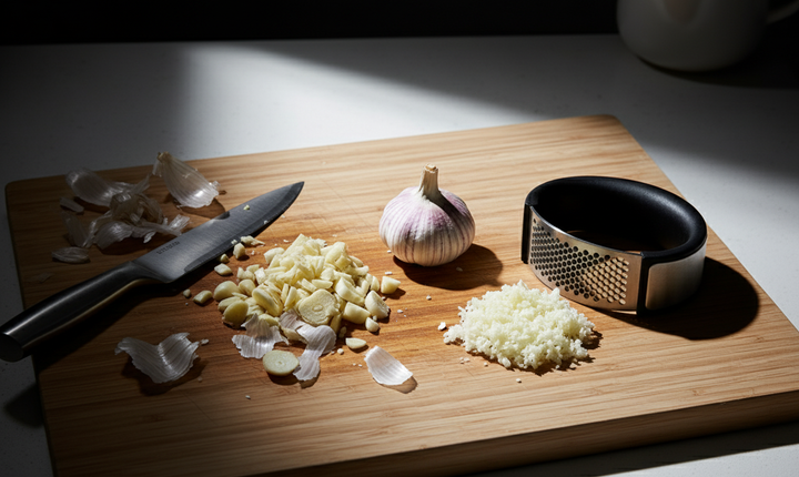 Stainless Steel Garlic Press
