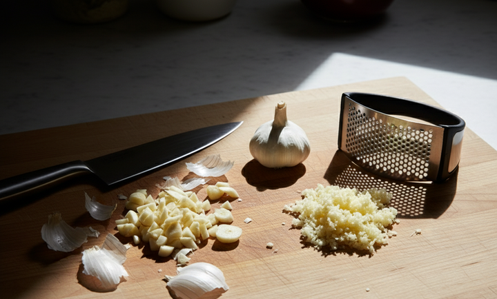 Stainless Steel Garlic Press