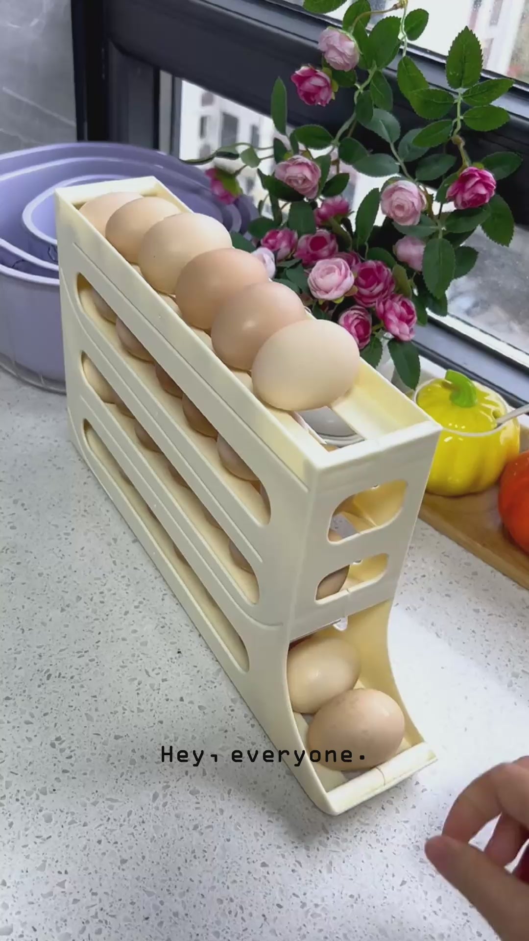 AutoRoll Egg Storage Rack