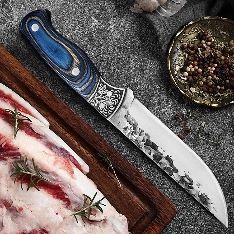 Professional Hand - Forged Boning Knife - Rain Bown Home